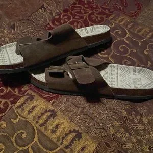 Muk Luks | Shoes | Muk Luks Suede Buckle Sandals | Poshmark display picture 2